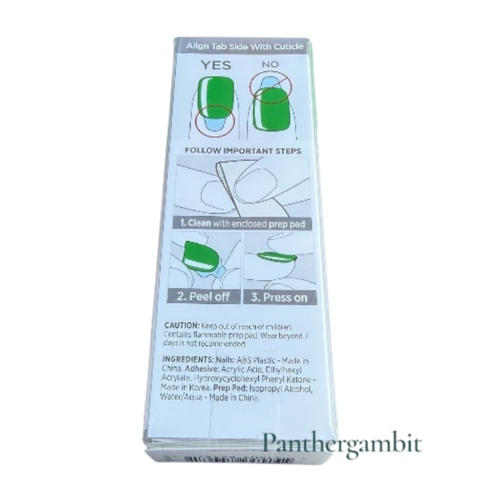 NEW impress Color Limited Edition Shamrock Green Nails 30 ct - Picture 3 of 5